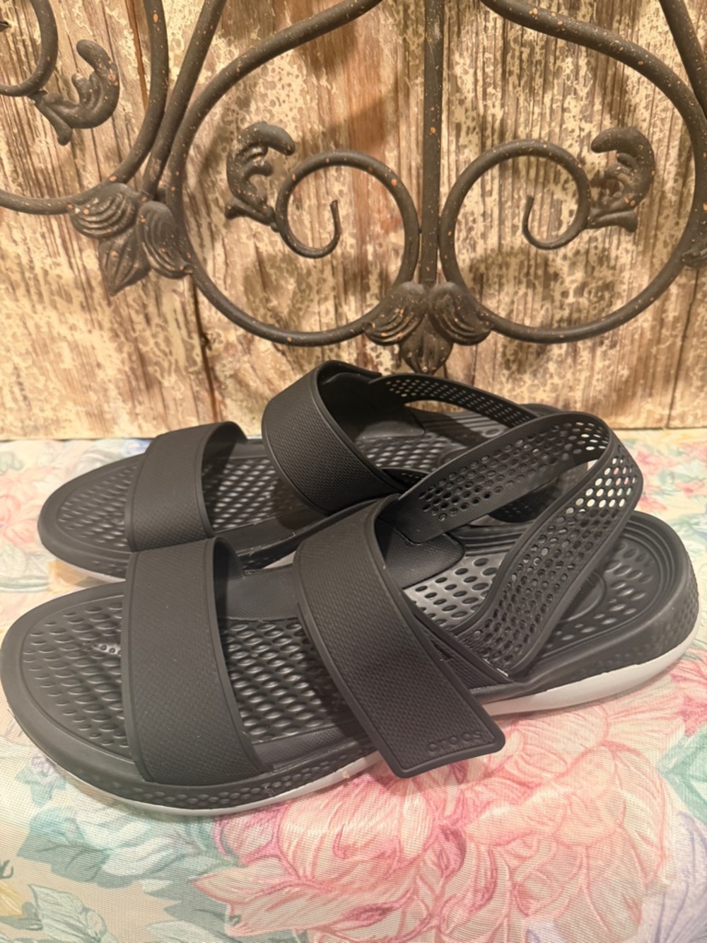 Crocs Literide Sandals Black literide Size 10 360 crocs